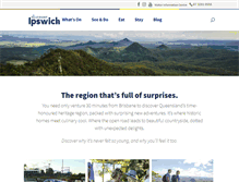 Tablet Screenshot of discoveripswich.com.au